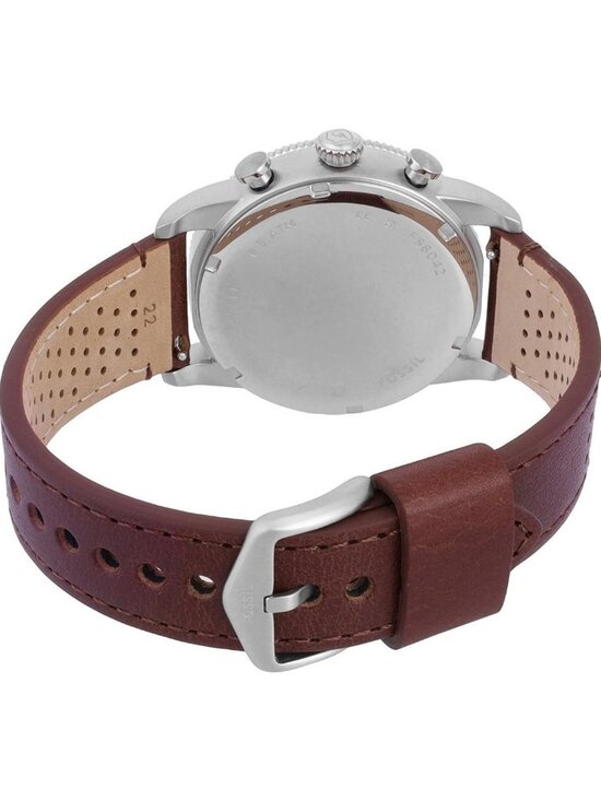 NWT Fossil Sport Tourer Chronograph Quartz White Dial Men\'s Watch